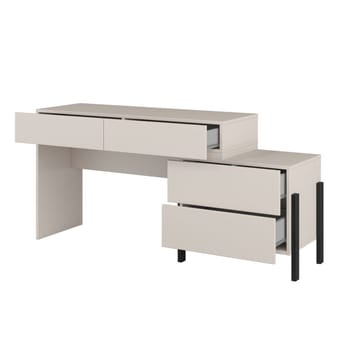 Toalettbord Jukon S med 4 skuffer - Møbler - Bord - Sminkebord & toalettbord