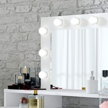 Toalettbord med speil Diva med 3 Skuffer - Møbler - Bord - Sminkebord & toalettbord