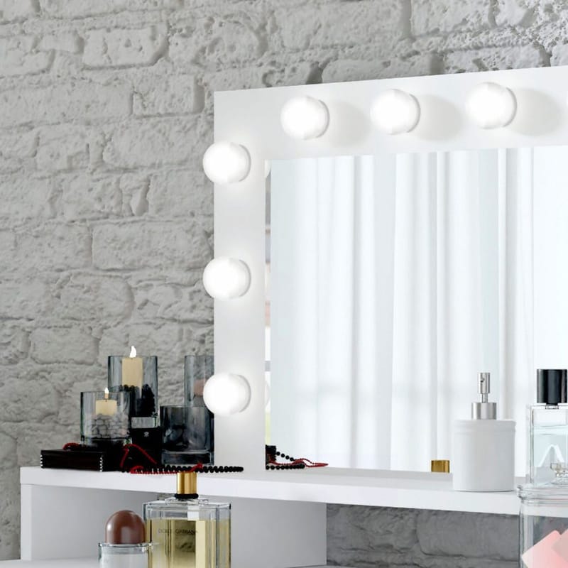 Toalettbord med speil Diva med 3 Skuffer - Møbler - Bord - Sminkebord & toalettbord