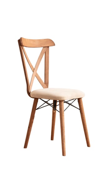 Toolenpas spisegruppe bord 130 cm + 4 stoler - Brun - Møbler - Bord - Spisegruppe