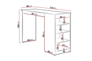Torvik Barbord 50x115 cm - Beige - Møbler - Bord - Barbord & ståbord