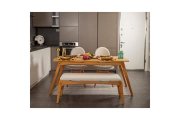 Touch Spisegruppe 160 cm Rektangulær - Natur - Møbler - Bord - Spisegruppe