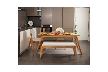 Touch Spisegruppe 160 cm Rektangulær - Natur - Møbler - Bord - Spisegruppe