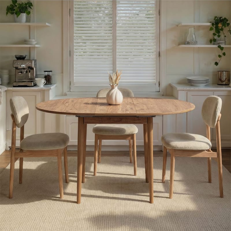 Tralven spisebord 131 cm rundt - Atlantisk Furu - Møbler - Bord - Spisebord & kjøkkenbord