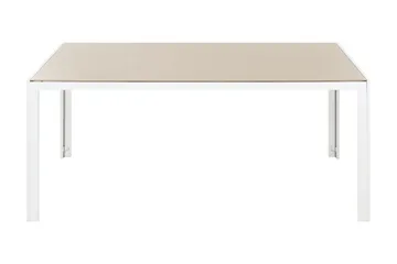 Tuiriz Spisebord 160x91 cm - Beige/Hvit - Møbler - Bord - Spisebord & kjøkkenbord