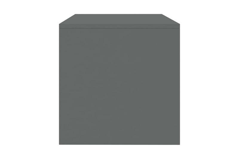 TV-benk grå 120x40x40 cm sponplate - Grå - Sofabord & salongbord