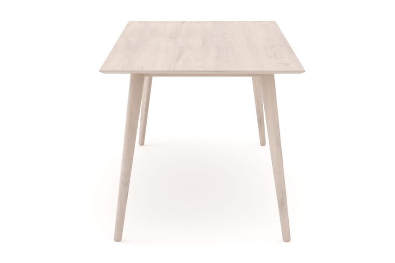Tyrö rektangulært spisebord og kjøkkenbord 190x90 cm asketre - Hvitlasert - Møbler - Bord - Spisebord & kjøkkenbord