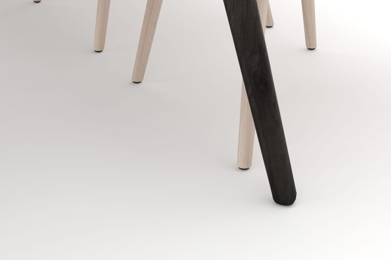 Tyrö Spisegruppe med 6 Tyrö Armstoler - Smoked Oak/Whitewash - Møbler - Bord - Spisegruppe