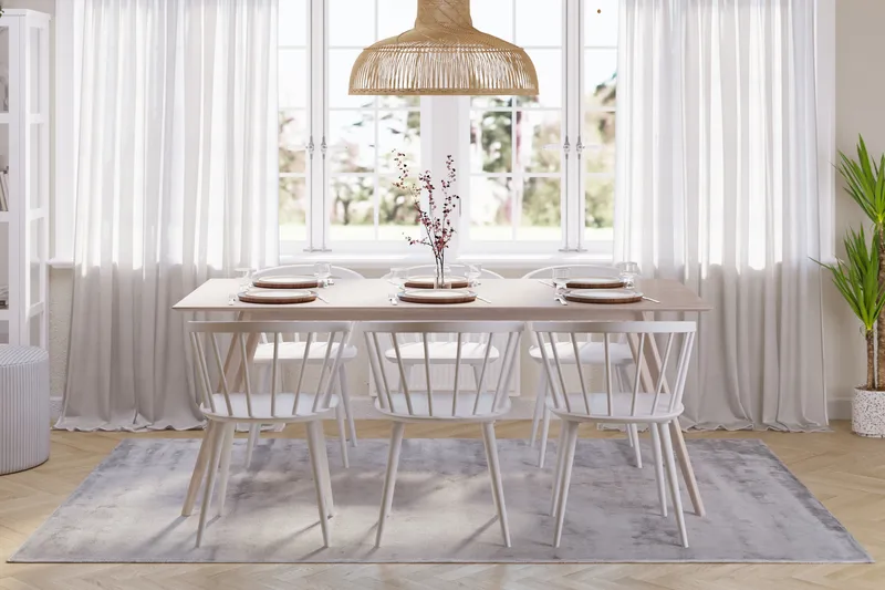 Tyrö Spisegruppe med 6 Tyrö Armstoler - Møbler - Bord - Spisegruppe