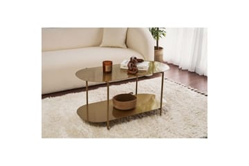 Ulvo Sofabord 100 cm - Gull - Møbler - Bord - Sofabord & salongbord