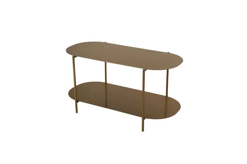 Ulvo Sofabord 100 cm - Gull - Møbler - Bord - Sofabord & salongbord