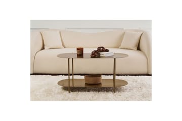 Ulvo Sofabord 100 cm - Gull - Møbler - Bord - Sofabord & salongbord