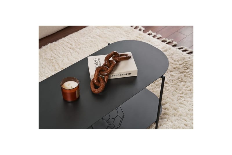 Ulvo Sofabord 100 cm - Svart - Møbler - Bord - Sofabord & salongbord