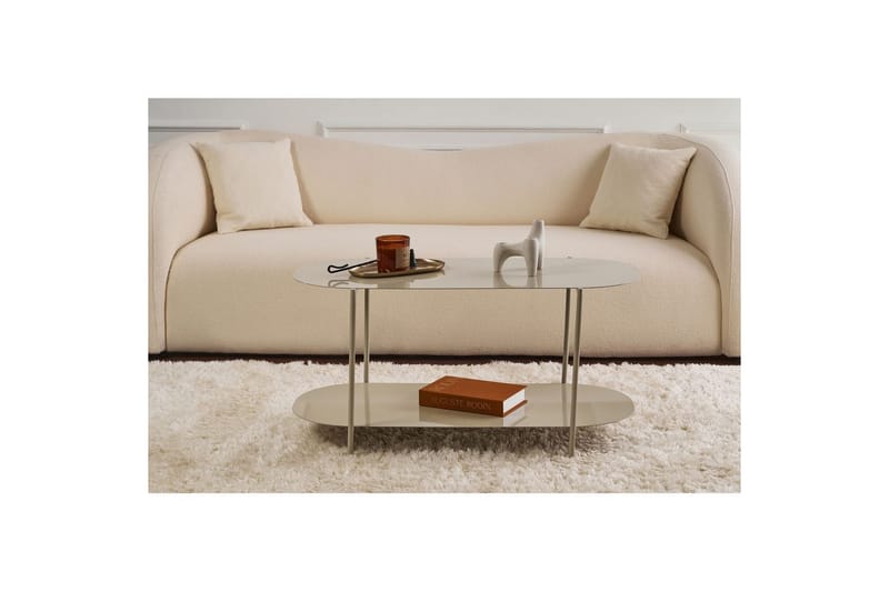 Ulvo Sofabord 100 cm - Taupe - Møbler - Bord - Sofabord & salongbord