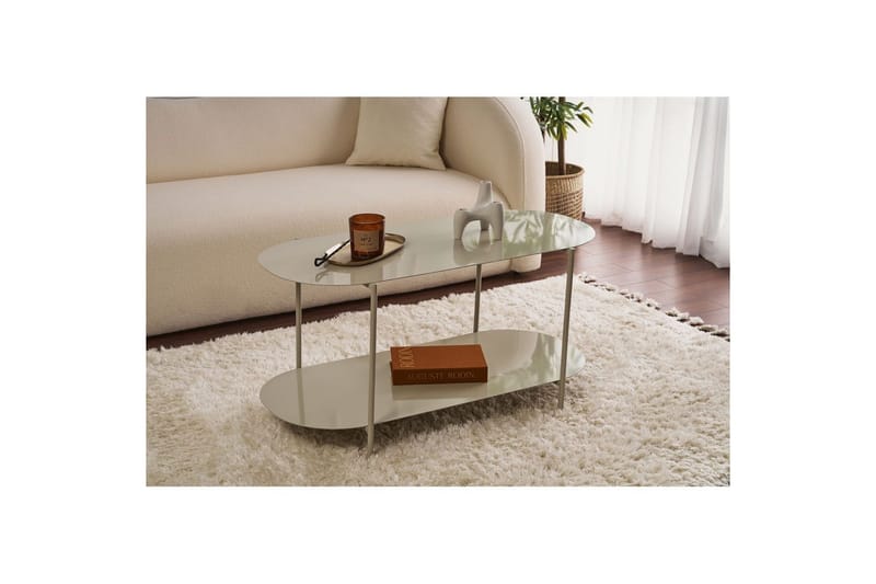 Ulvo Sofabord 100 cm - Taupe - Møbler - Bord - Sofabord & salongbord