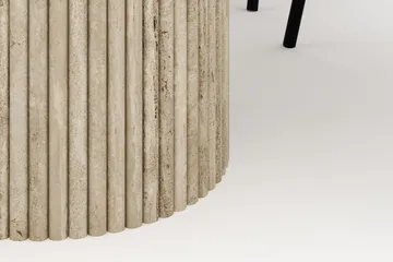 Uppveda Ovalt Spisebord 180x90 cm med 4 Berit Stoler - Beige - Møbler - Bord - Spisegruppe