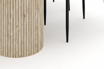 Uppveda Ovalt Spisebord 180x90 cm med 4 Sawako Stoler - Beige - Møbler - Bord - Spisegruppe