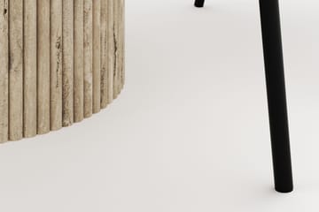 Uppveda Rundt Spisebord 120 cm med 4 Berit Stoler - Beige - Møbler - Bord - Spisegruppe