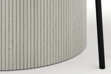 Uppveda Rundt Spisebord 120 cm med 4 Gemmiano Stoler - Hvit - Møbler - Bord - Spisegruppe