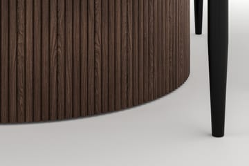 Uppveda Rundt Spisebord 120 cm med 4 Sawako Stoler - Brun - Møbler - Bord - Spisegruppe