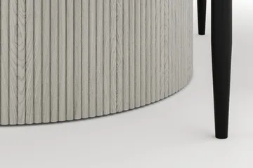 Uppveda Rundt Spisebord 120 cm med 4 Sawako Stoler - Hvit - Møbler - Bord - Spisegruppe