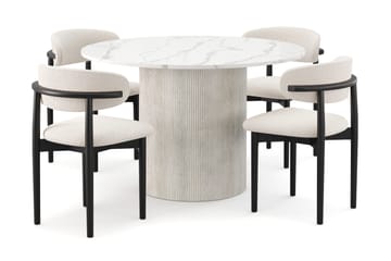 White/Black - Brun,Hvit