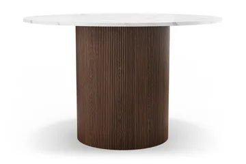 Uppveda Spisebord 120 cm Rundt - Brun - Møbler - Bord - Spisebord & kjøkkenbord