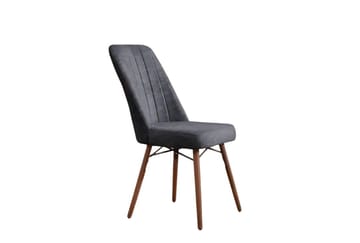 Uttrekkbart spisebord- og stolsett (7 deler) Homitis Lidyana (130 x 76 x 80 cm) Antrasitt - Møbler - Bord - Spisegruppe