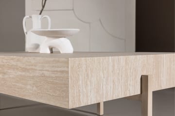 Vadholmen Sofabord 130x82 cm Rektangulær - Whitewash - Møbler - Bord - Sofabord & salongbord