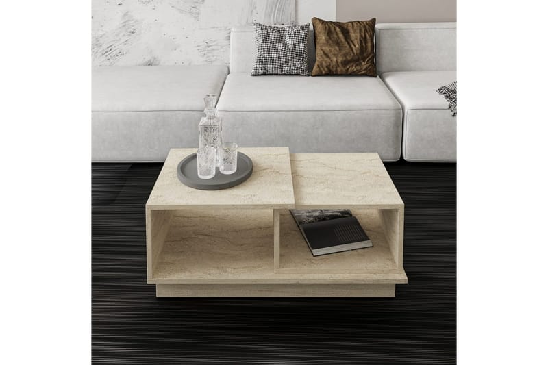 Vaelen Sofabord 90 cm - Sand - Møbler - Bord - Sofabord & salongbord