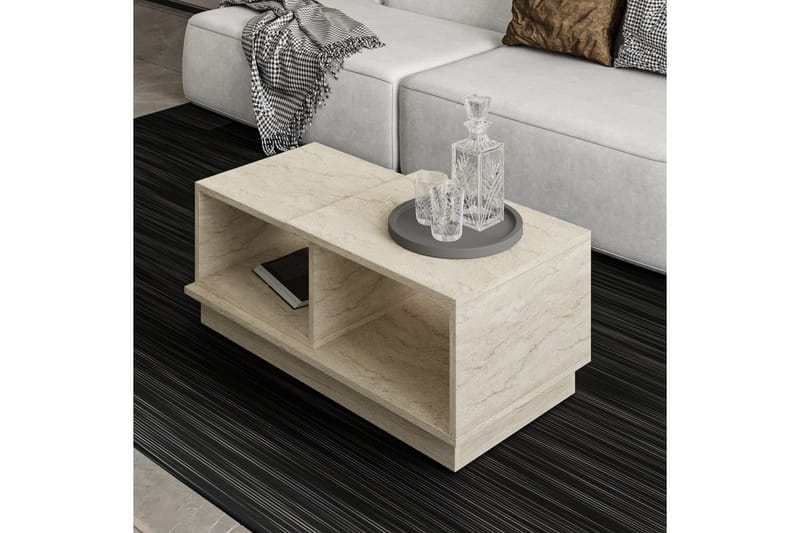 Vaelen Sofabord 90 cm - Sand - Møbler - Bord - Sofabord & salongbord