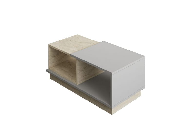 Vaelen Sofabord 90 cm - Sand/Gråfarget tre - Møbler - Bord - Sofabord & salongbord
