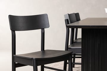 Vail spisebord 200 cm med 6 Montros spisestoler - Møbler - Bord - Spisegruppe
