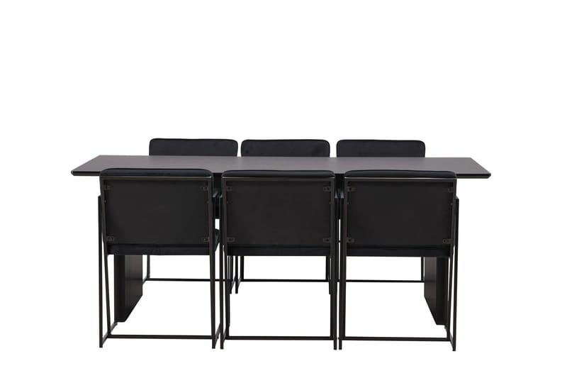 Vail spisebord 200 cm med 6 Richmond spisestoler - Møbler - Bord - Spisegruppe