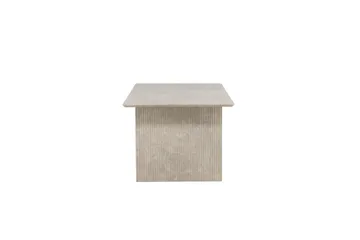 Vail Stort Rektangulært Spisebord 200 cm med Tre- og Eketekstur - Beige - Møbler - Bord - Spisebord & kjøkkenbord