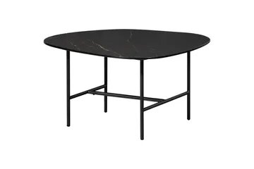 Vajen Sofabord 70x70 cm i Marmor - Sort - Møbler - Bord - Marmorbord