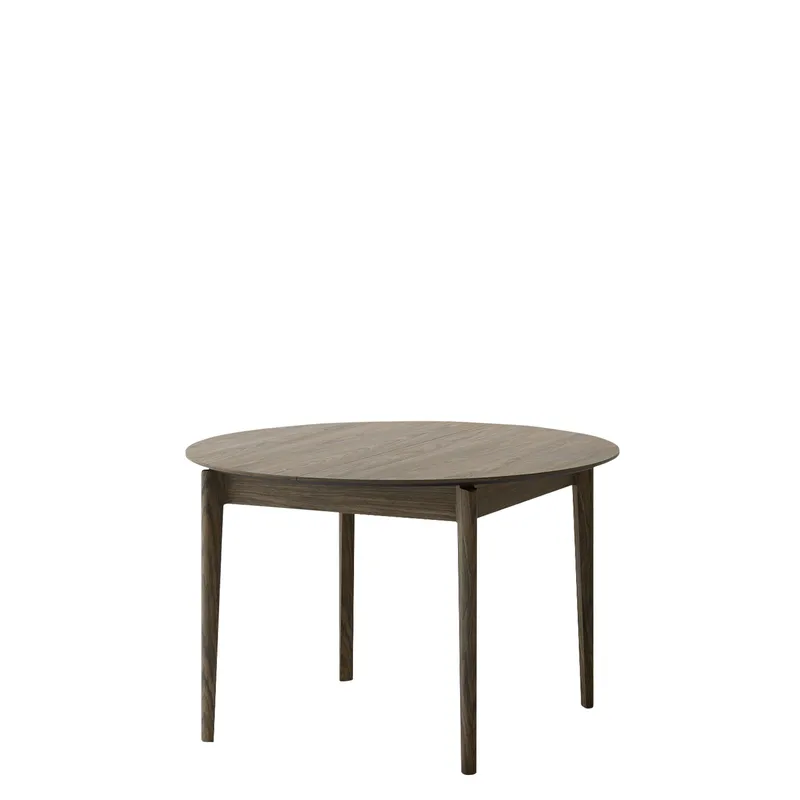 Valden Uttrekkbart Rundt Spisebord 120–240 cm i Tre med Eketrelook, Brun