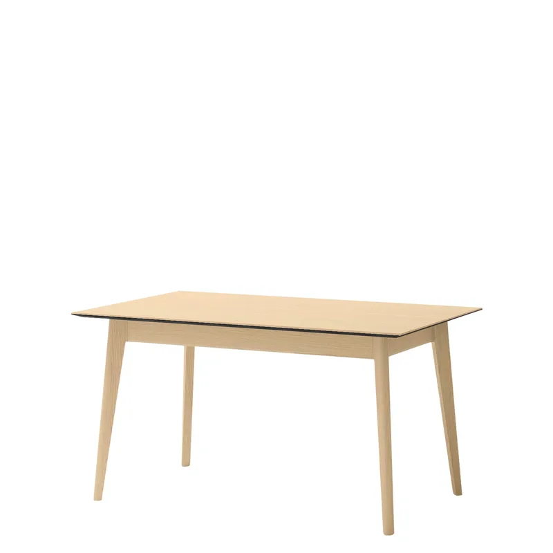 Valden Utvidbart Rektangulært Spisebord 145 cm med Lys Eikeutseende, Brun