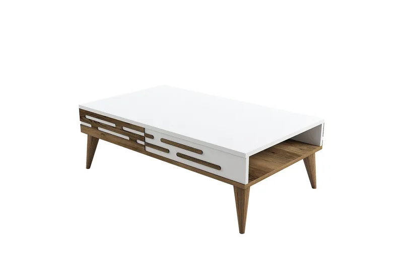 Valensiya Sofabord 105 cm, Hvit