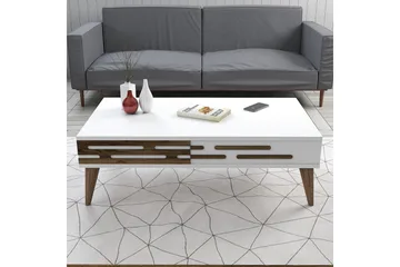 Valensiya Sofabord 105 cm - Hvit - Møbler - Bord - Sofabord & salongbord