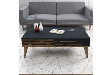 Valensiya Sofabord 105 cm - Valnøtt/Antrasitt - Møbler - Bord - Sofabord & salongbord