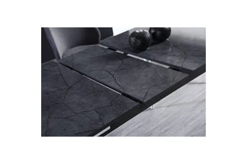 Valric Spisebord 132 cm Rektangulær - Antrasitt/Hvit - Møbler - Bord - Spisebord & kjøkkenbord