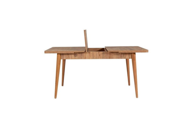 Valsot Spisegruppe 129 cm Rektangulær - Natur/Grå - Møbler - Bord - Spisegruppe