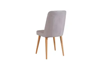 Valsot Spisegruppe 129 cm Rektangulær - Natur/Grå - Møbler - Bord - Spisegruppe