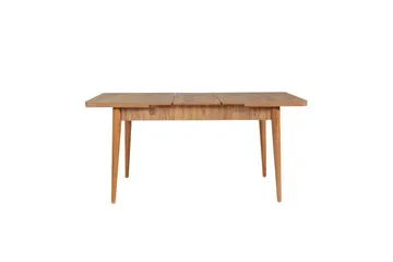 Valsot Spisegruppe 129 cm Rektangulær - Natur/Grå - Møbler - Bord - Spisegruppe