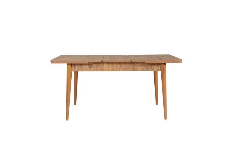 Valsot Spisegruppe 129 cm Rektangulær - Natur/Grå - Møbler - Bord - Spisegruppe