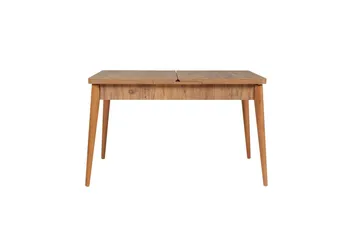 Valsot Spisegruppe 129 cm Rektangulær - Natur/Grå - Møbler - Bord - Spisegruppe
