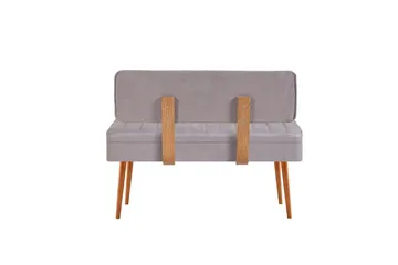 Valsot Spisegruppe 129 cm Rektangulær - Natur/Grå - Møbler - Bord - Spisegruppe