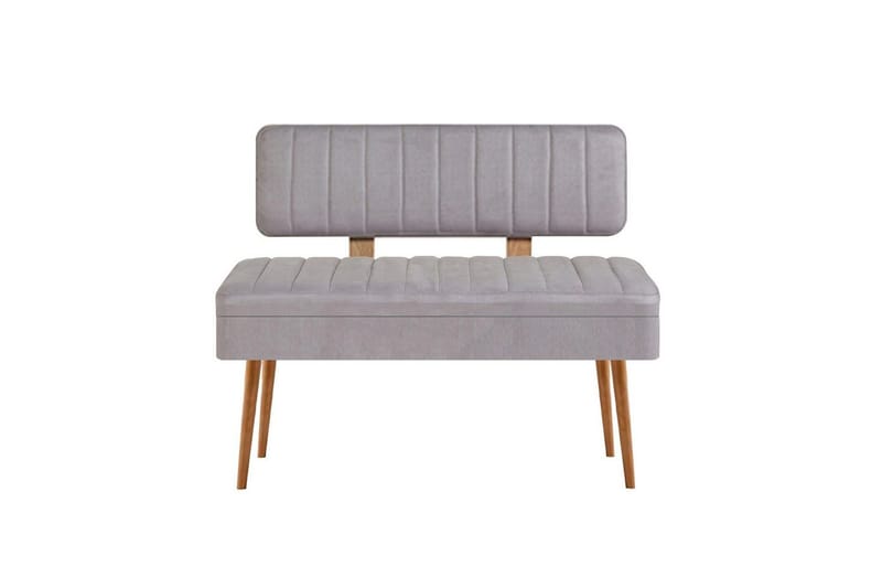 Valsot Spisegruppe 129 cm Rektangulær - Natur/Grå - Møbler - Bord - Spisegruppe