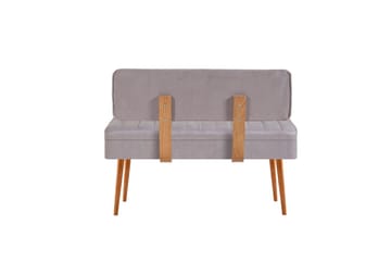 Valsot Spisegruppe 129 cm Rektangulær - Natur/Grå - Møbler - Bord - Spisegruppe